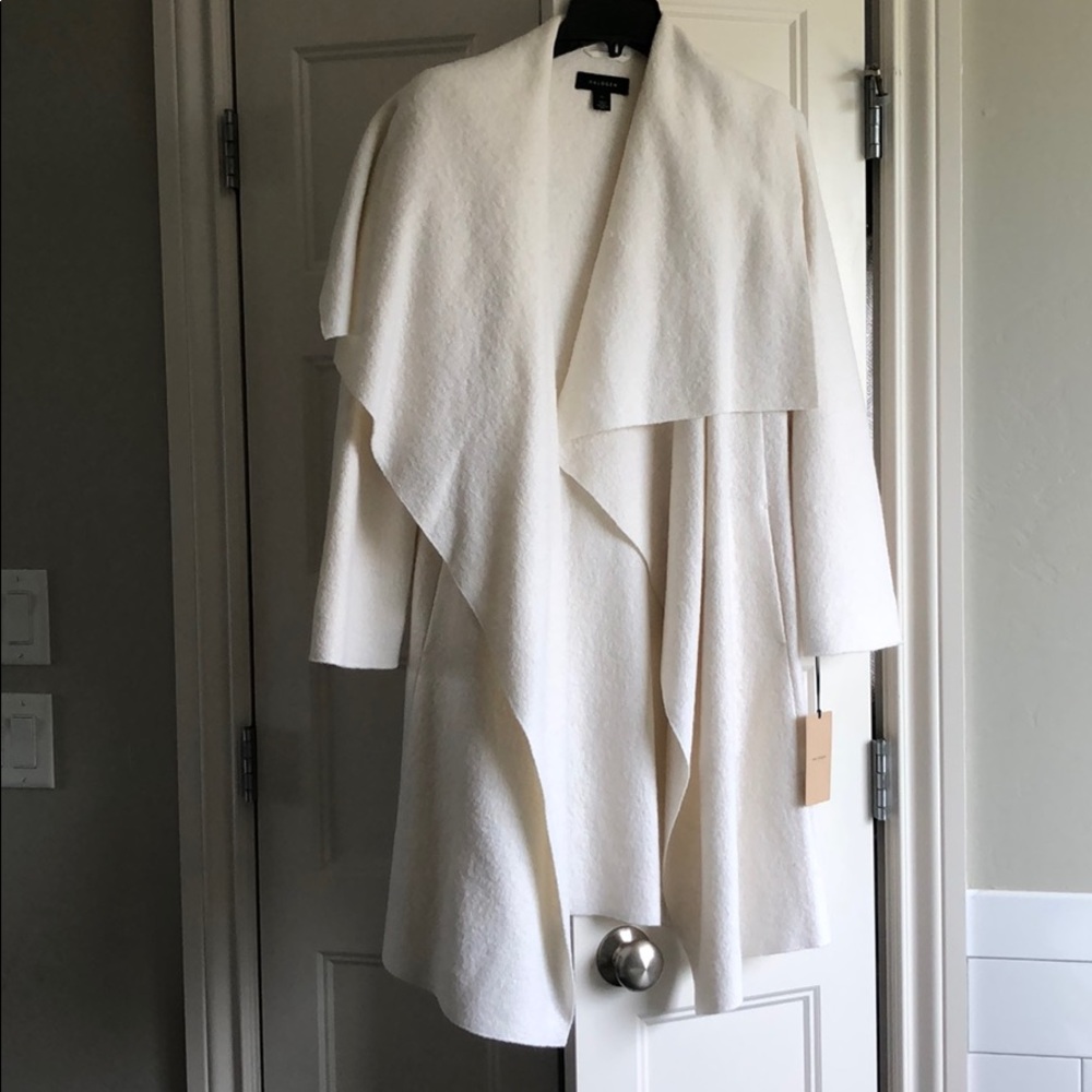 NWT white wool coat